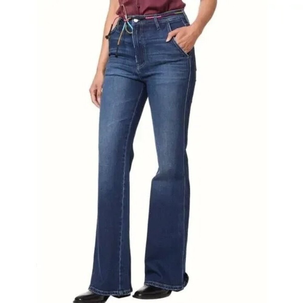 Scotch & Soda Size 4 The Charm Highest Rise Flare Jeans Denim NEW